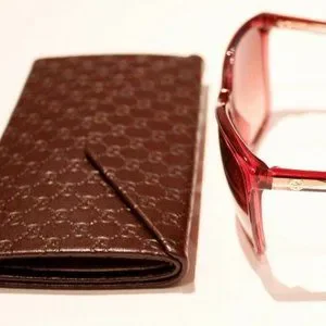 Gucci | Accessories | Gucci Italy Burgundy Sunglasses Gg  display picture 3